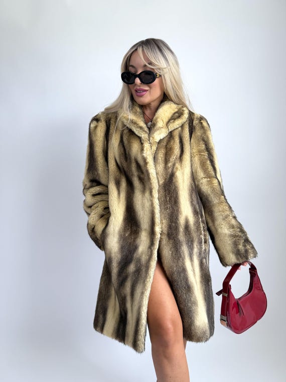 ファーコートベージュMサイズ 中古・古着通販】ZARA (ザラ) フェイク