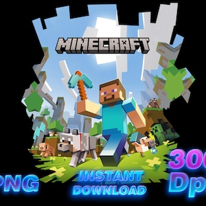 Mía png, Steve Alex PNG, Mía Clipart, Mía Cumpleaños Png, Minecrafter Cumpleaños Niña/Niño Png, Feliz Cumpleaños Png, Cumpleaños Niño Minecraft