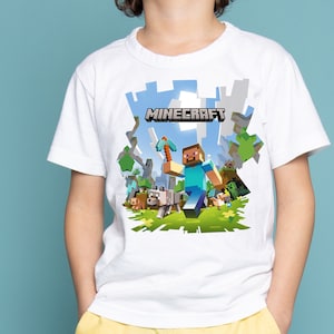 Maglietta Minecraft PNG, Clipart Minecraft PNG, Minecraft PNG, Tumbler Minecraft, Maglietta Minecraft stampabile, Minecraft digitale, Download istantaneo