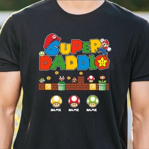 Archivo PNG de Super Daddio, Feliz Día del Padre Png, Divertido Papá Gamer Png, Divertido Regalo para Padres Gamer Daddy Png, Superhéroe Papá SVG, Padre SVG, Paquete