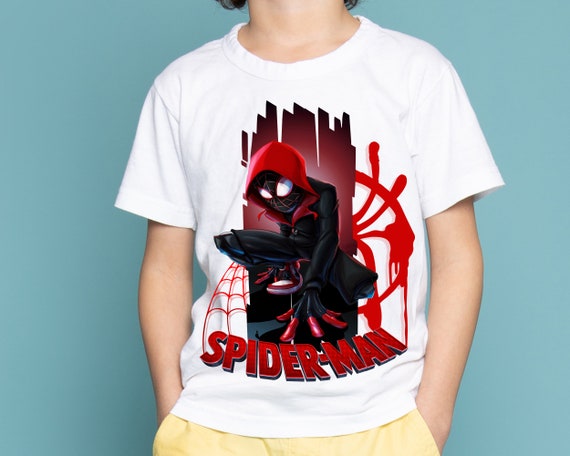 Miles Morales Spiderman Shirt PNG: Printable Clipart (Digital Download)