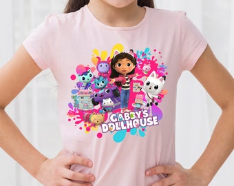 Gabby Dollhouse Shirt Png, Gabby CAT Png, Gabby clipart Art, Gabby Dollhouse PNG, Tumbler Dollhouse, Printable Gabby shirt, Digital Gabby