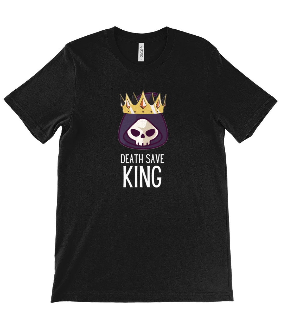 DEATH SAVE KING T-shirt! D&D Shirt, Death Saves, Dnd Merch, Dnd ...