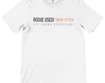 ROGUE Class Action T-shirt! D&D shirt, rogue action, dnd merch, dnd halloween, dungeons and dragons, dnd shirt men, dnd shirt women, rogue