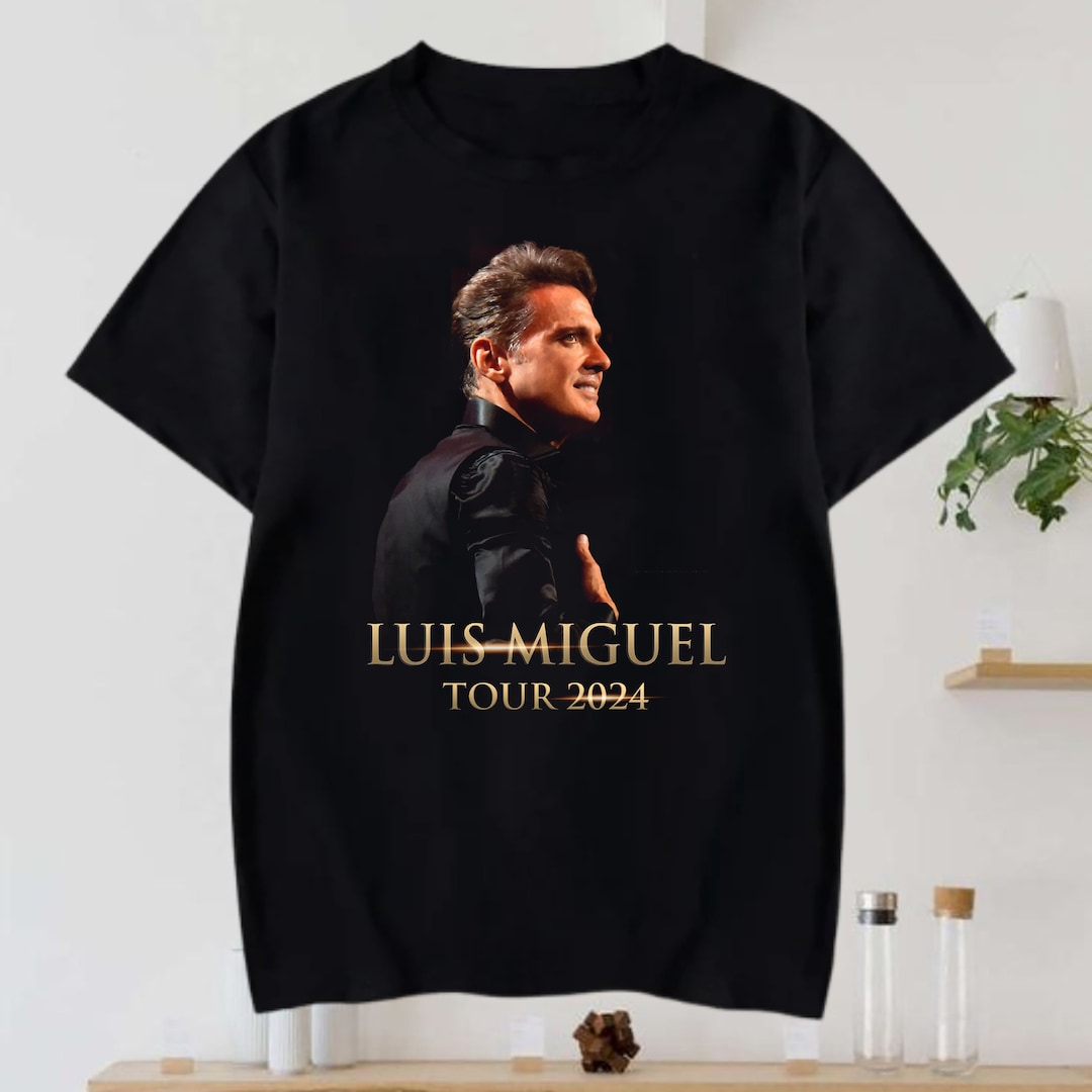 Luis Miguel Tour 2024 Shirt Luis Miguel Concert Merch Luis Etsy