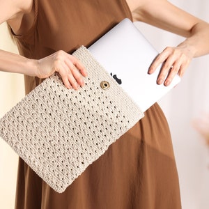 Macrame laptop bag 2025