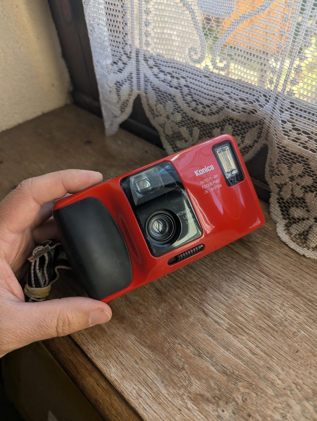 Konica Top Red Compact Point Shoot 35mm Analog Camera - Etsy