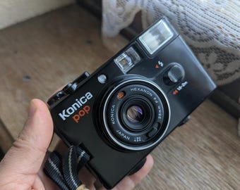 Konica Pop Vintage Compact Point Shoot 35mm Analog Camera