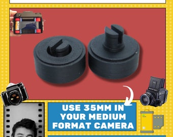 35mm to 120 Film Adapter Canister Converter 135 film to 120 Medium Format Camera (examples available)