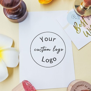 Timbro con logo personalizzato, timbro con logo personalizzato, timbro personalizzato per aziende, timbro in gomma personalizzato, autoinchiostro, timbro con logo aziendale personalizzato, miglior regalo