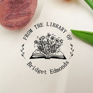 From The Library of,Personalized BOOK Stamp,Custom Library Stamp,From the library of,Custom  Library Stamp,Gift for book lover,Book Stamps,