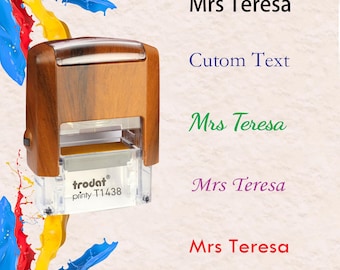 Timbro con firma personalizzato, timbro con nome, timbro con firma autoinchiostrante, timbro con firma per aziende, regalo personalizzato, regalo migliore