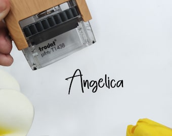 Timbro con firma personalizzato, timbro con nome, timbro con firma autoinchiostrante, timbro con firma per aziende, regalo personalizzato, regalo migliore
