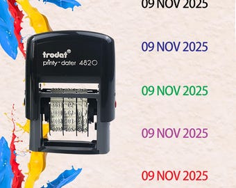 Teacher Date Stamps, Date Stamps, adjust date Stamps, changed date stamp, teacher gift,Best gift