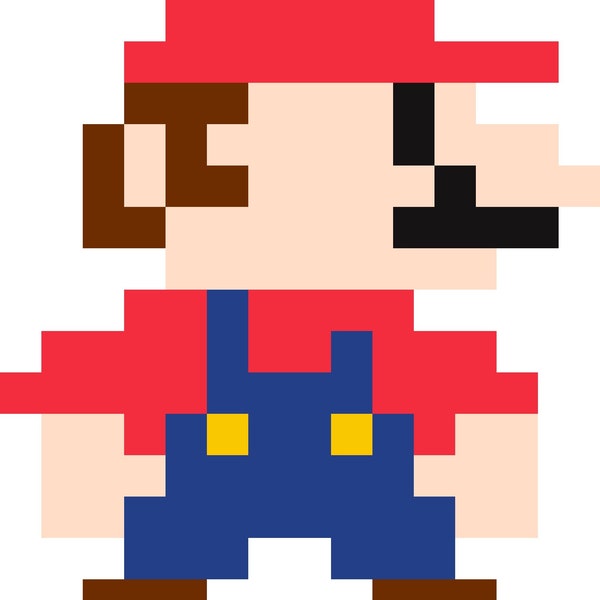 Mario Cross Stitch Pattern