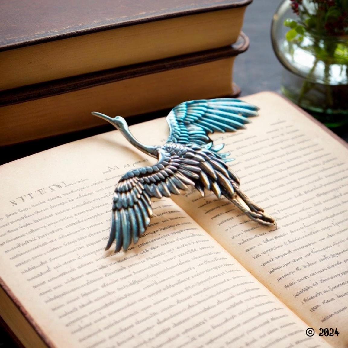 Broche Vintage Oiseau – Ton Argent – Épingle à Revers Rétro