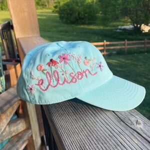 USA Kids Hat with Needlepoint Embroidery