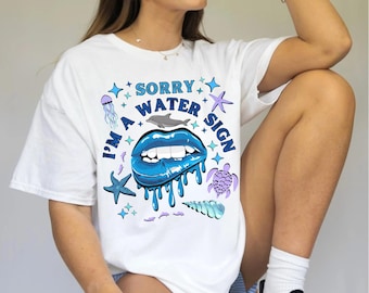 Water Sign Zodiac Shirt for Women, Cancer Scorpio Pisces Astrology Tee, Ocean Aesthetic Horoscope Gift, Zodiac Graphic Top