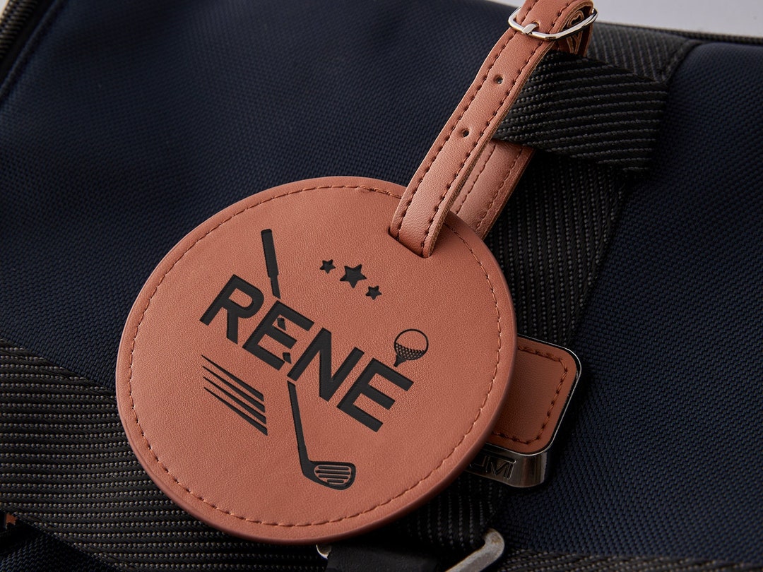 Leather Golf Bag Tag Gift for Groomsmen,custom Golf Bag Accessories