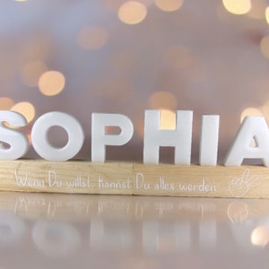 Name aus Epoxidharz  personalisiert | Geschenkidee für Freunde | Geburtstagsgeschenk für Freunde |  Dekoration Kinderzimmer Klötzchen