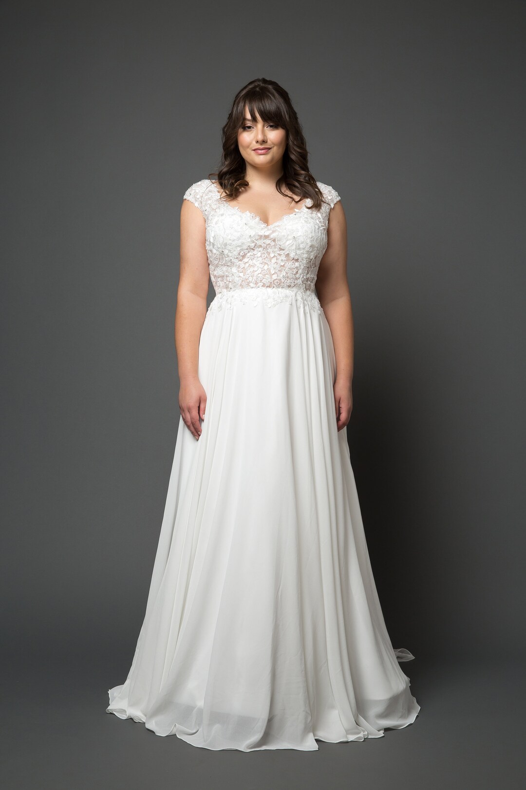 White Wedding Dress Etsy