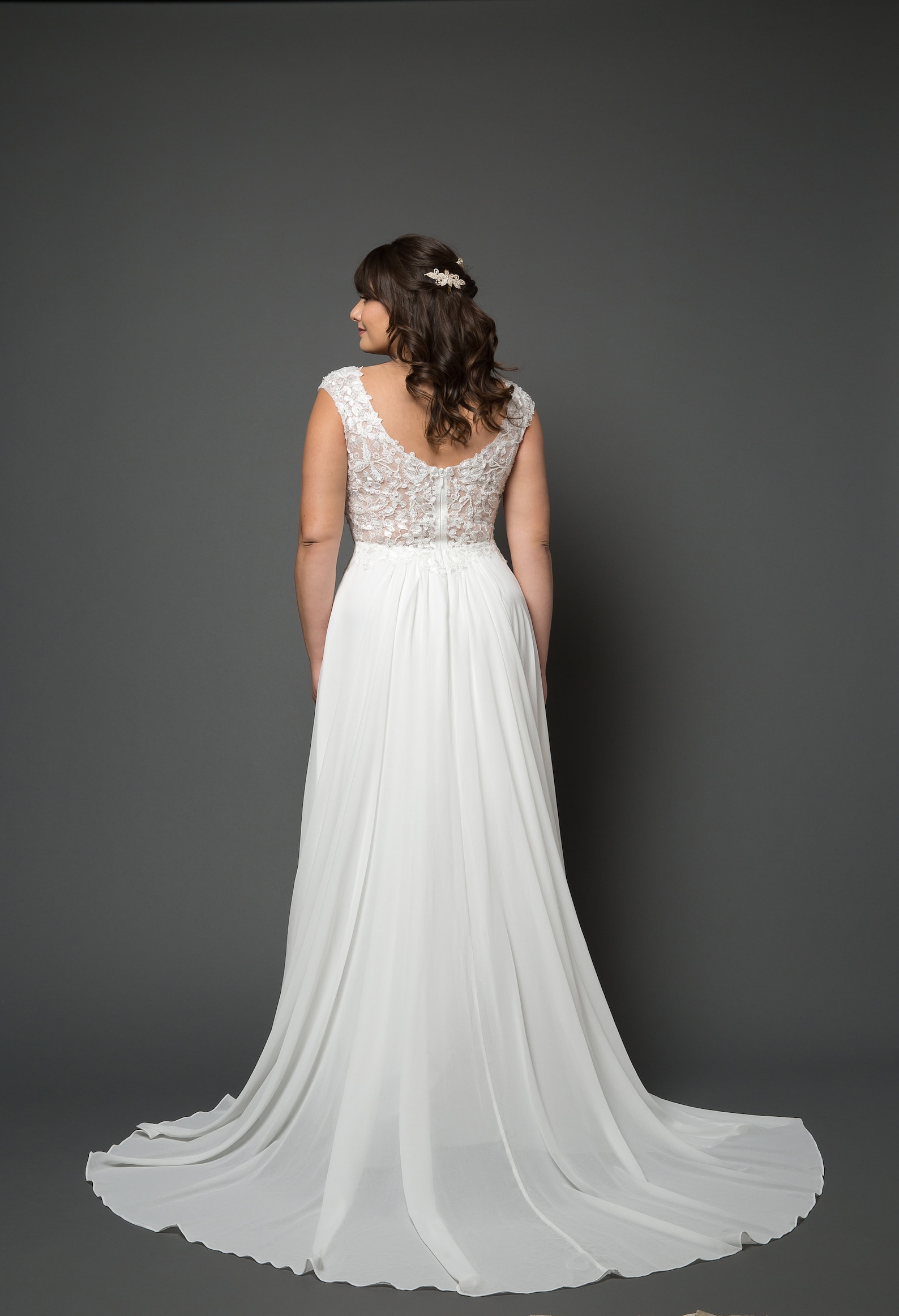 White English Bridal Dress