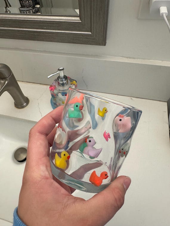 Rubber Ducky Customizable Toothbrush Holder