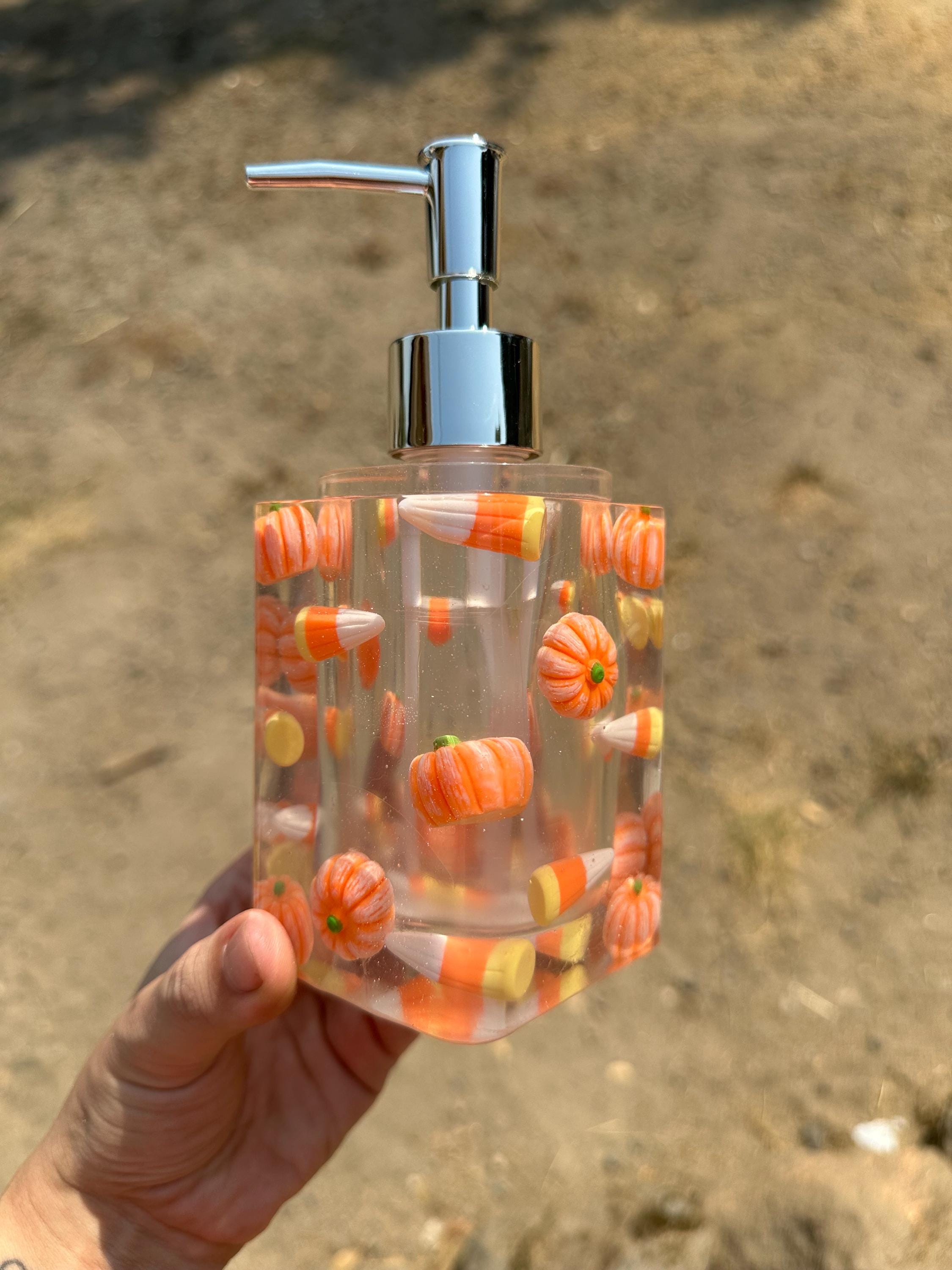 Halloween-Seifenspender Set - 2 Stück Mit Geister-Motiv, 473 Ml, Nachfüllbar Für Küche & Bad