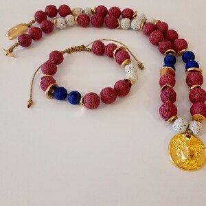 Ariadni roze ketting