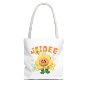 Jaidee Tote Bag - GMMTV JoongDunk Mascot, Thai BL Actors Merch | Cute Design, Gift Idea, Shopping, Beach, Everyday Use, Shoulder Bag,
