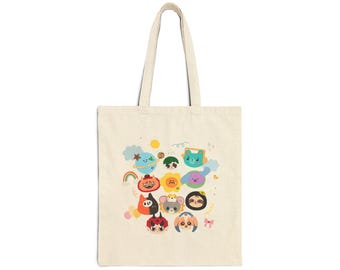 Domiia Tote Bag: GMMTV Mascot, Perthsanta Thai BL Actors Fan Merch