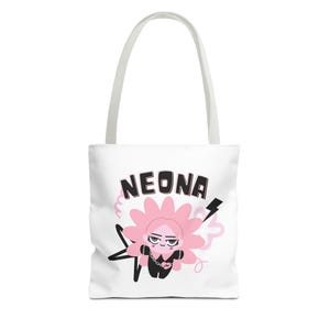 Neona Tote Bag - GMMTV Nani Mascot, Thai Actors Merch | Cute Design, Gift Idea, Shopping, Beach, Everyday Use, Shoulder Bag,