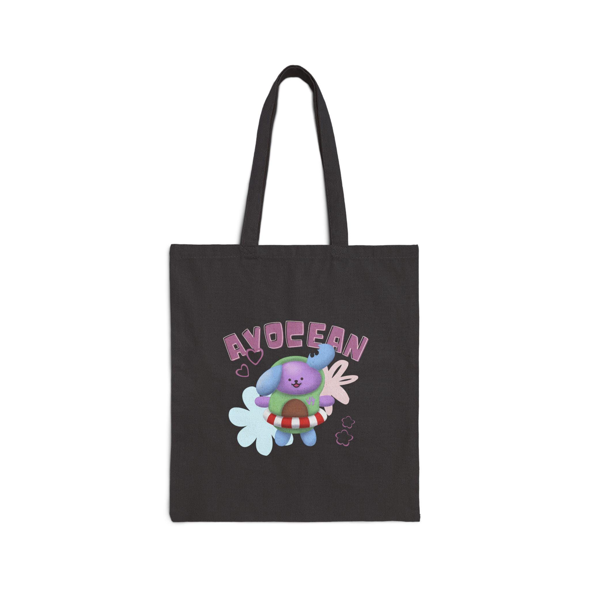 Avocean Tote Bag: GMMTV Mascot, Jimmysea Thai BL Actors Fan Merch
