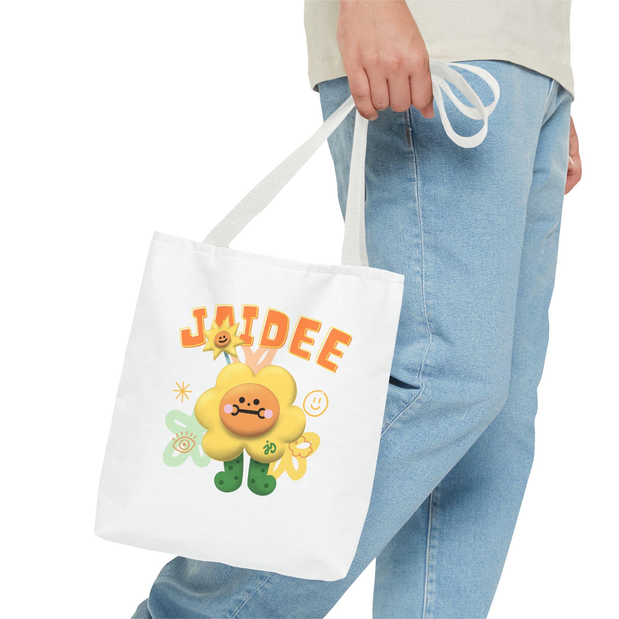 Jaidee Tote Bag: GMMTV Joongdunk Mascot, Thai BL Actors Fan Merch