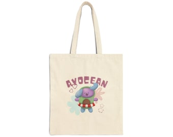 Avocean Tote Bag: GMMTV Mascot, Jimmysea Thai BL Actors Fan Merch