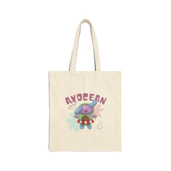 Avocean Tote Bag: GMMTV Mascot, Jimmysea Thai BL Actors Fan Merch