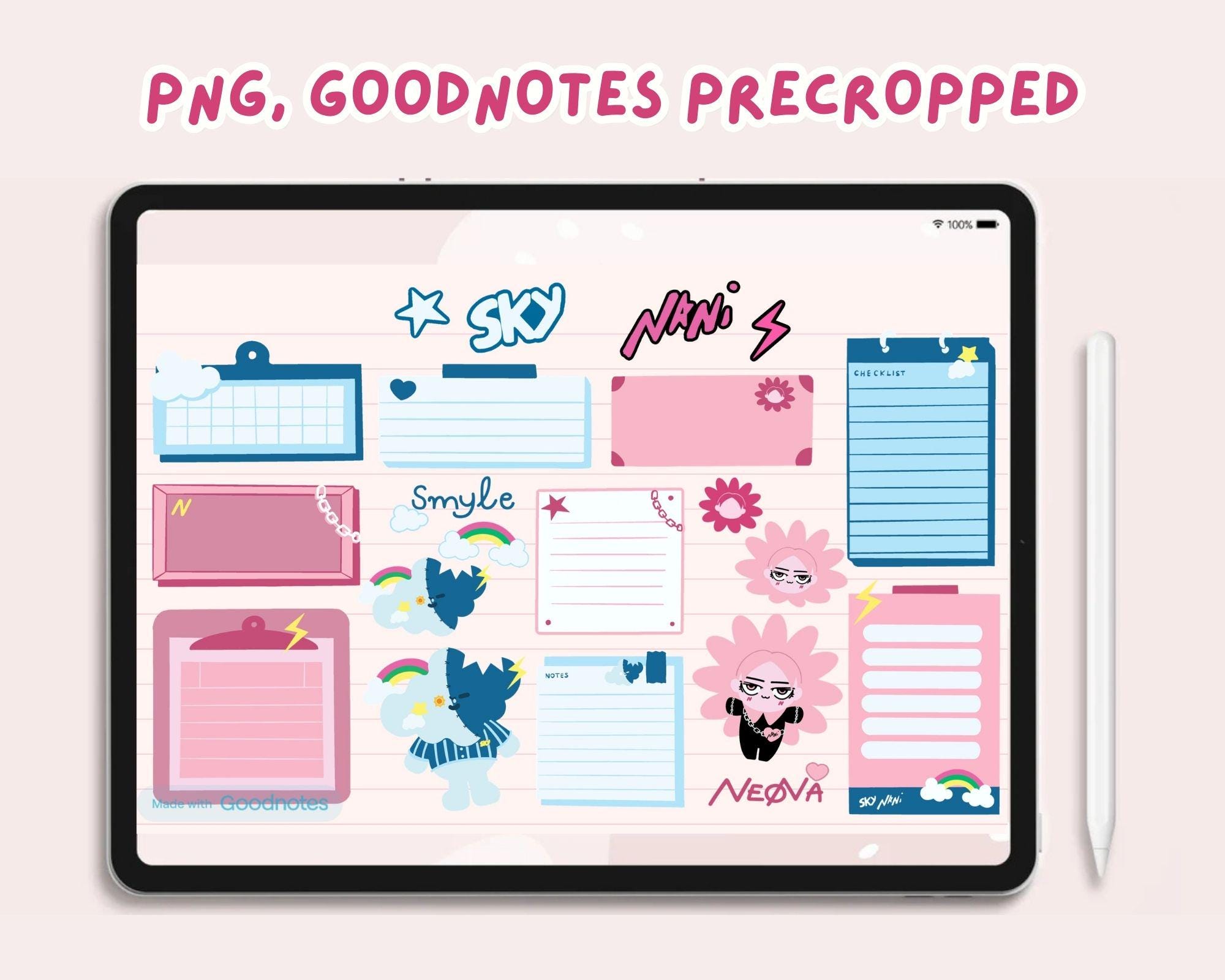 Skynani Planner Sticker Pack | GMMTV Thai BL Series | Neona
