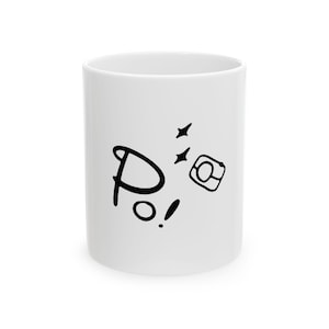 Po Mug | GMMTV Thai BL ThamePo Heart That Skips A Beat, WilliamEst | Gift Idea, Coffee Cup, BL Merch, White Mug