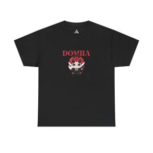 Domiia T-Shirt, GMMTV BL Actors PerthSanta Mascot, Cute Devil Design | Personalized Gift, Customizable Unisex Heavy Cotton Tee