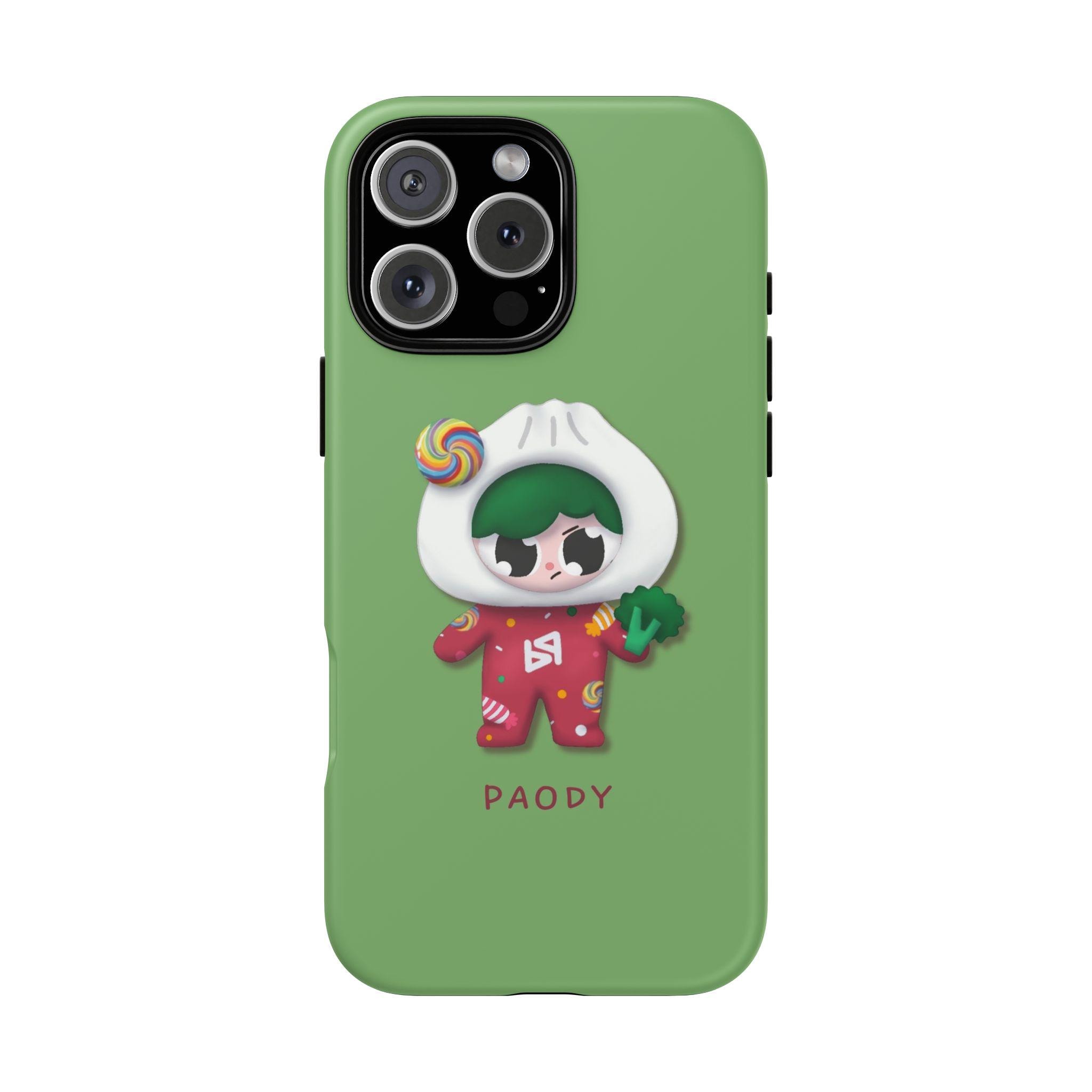 Paody Mascot Phone Case: Bounprem GMMTV Thai BL Actors, Clear 
