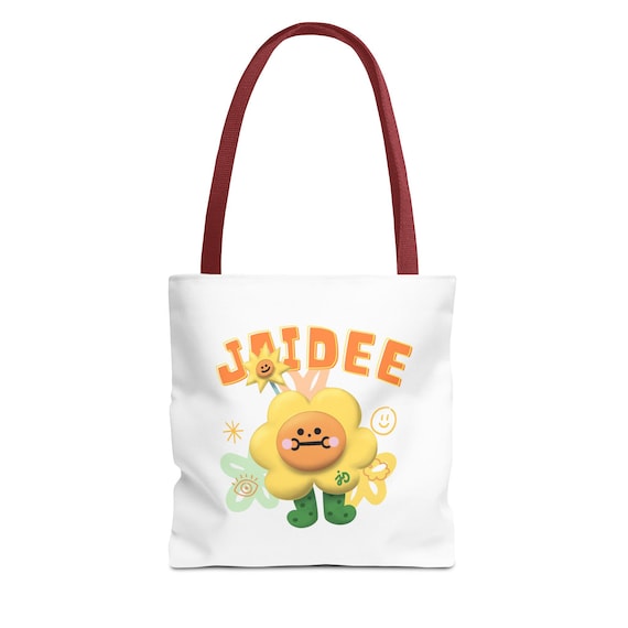 Jaidee Tote Bag: GMMTV Joongdunk Mascot, Thai BL Actors Fan Merch