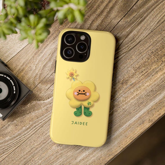 Jaidee Phone Case, GMMTV Joongdunk Mascot Design, Clear Matte