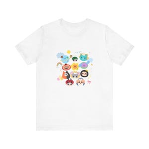 GMMTV LOL FanFest 2025 T-Shirt, Thai BL Actors Cute Mascots Design | WilliamEst, PerthSanta, GeminiFourth | Love Out Loud Unisex Tee