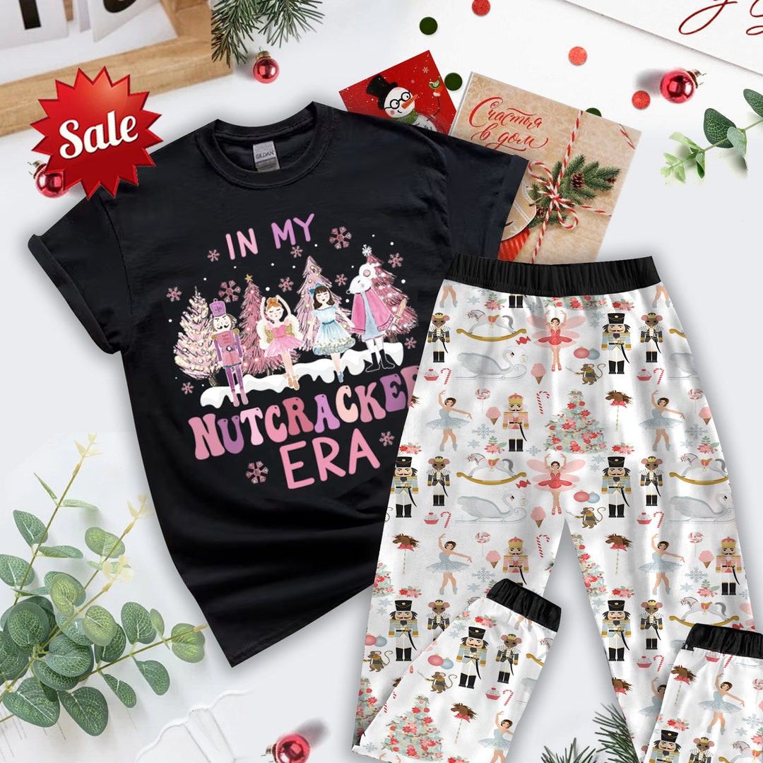 Christmas Nutcracker Ballet Pajama Set Nutcracker Dream Etsy