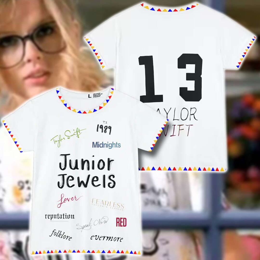 Junior Jewels Shirt Custom Name and Number Taylor Swift Etsy UK