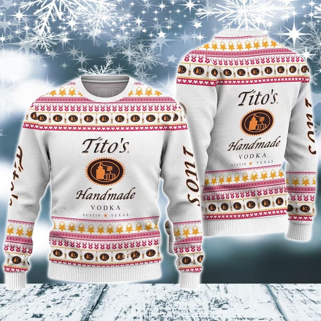 Tito's lelijke kersttrui Tito's wodka trui kerst Etsy Nederland