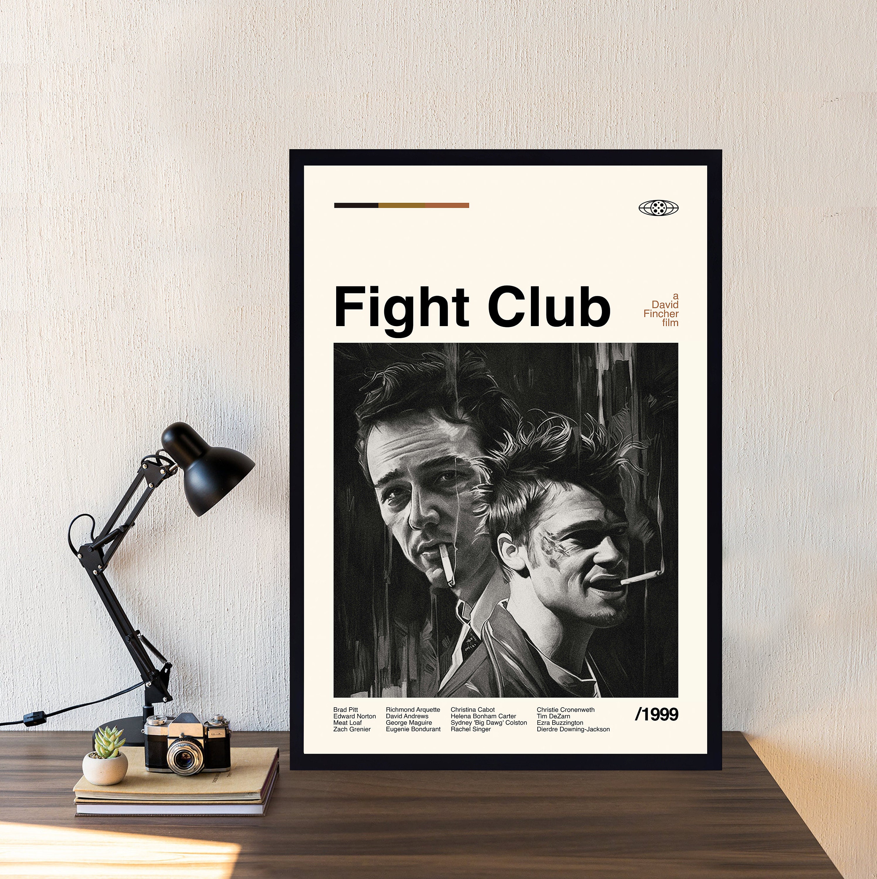 Discover Fight Club Poster, Fight Club Print, Movie Poster, Minimalist Poster, Minimalist Wall Art, Home Decor, Custom Poster, Wall Art Print