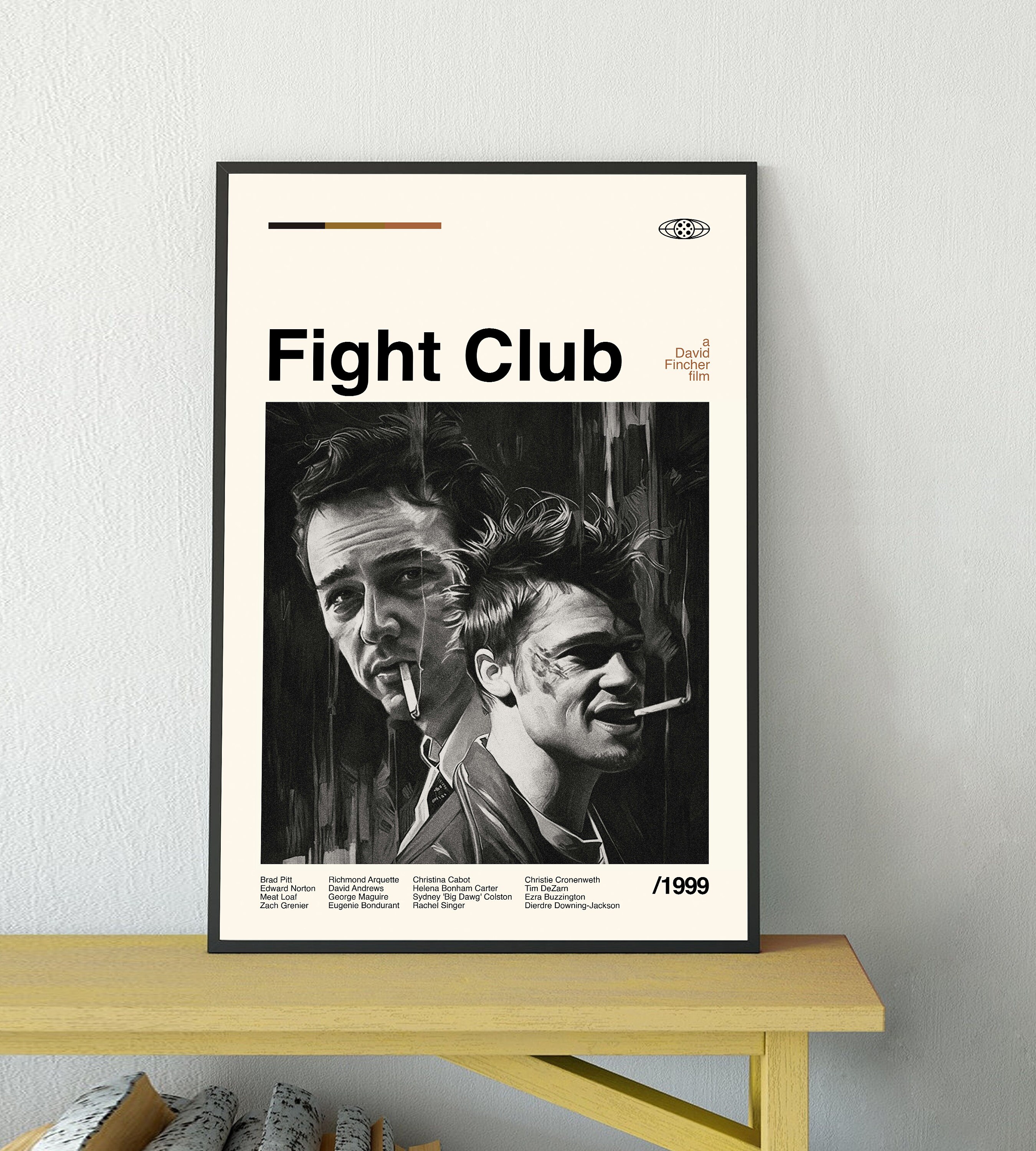 Discover Fight Club Poster, Fight Club Print, Movie Poster, Minimalist Poster, Minimalist Wall Art, Home Decor, Custom Poster, Wall Art Print