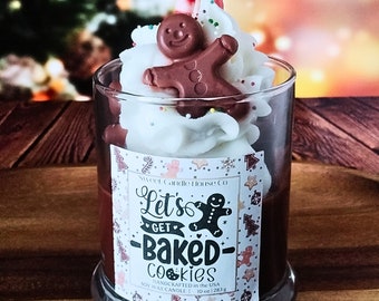 Gingerbread candle, dessert candles, Christmas candle, food candle, Winter candles, Cute candle, Decorative Candles, Homemade Candles