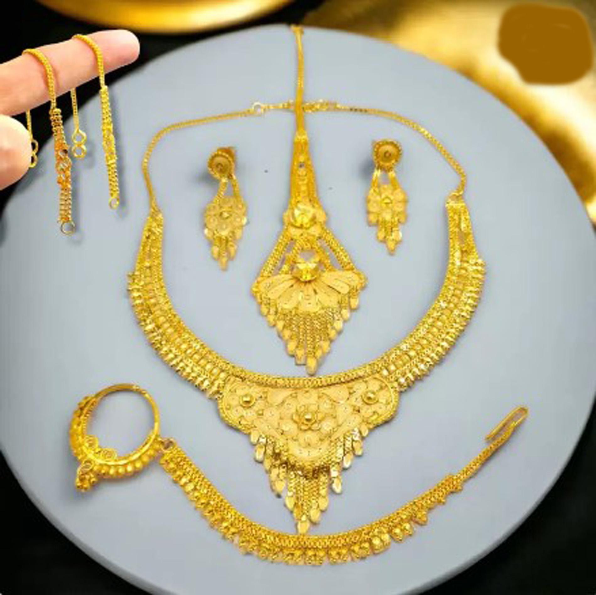 Gold haar set price deals